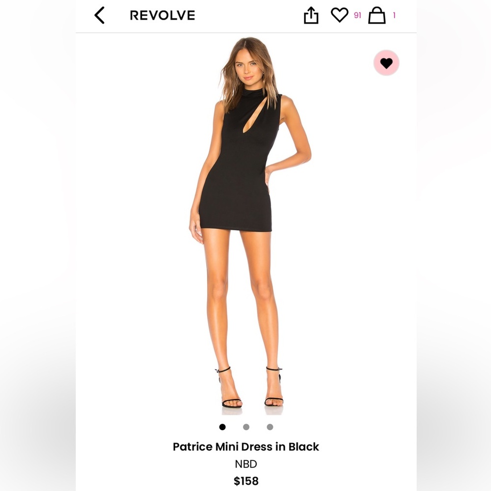NBD Patrice Mini Dress. Size Small. NWT. Will ship in original packaging.